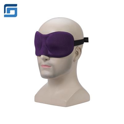 China Custom Printed Anti-Puffiness Solid Color Travel Blindfold To Sleep Eco-Friendly Eye Mask for sale