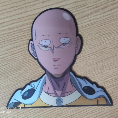 China Decorative Anime 3D Sticker Motion Sticker Anime 3D Lenticular Car Sticker Hot Sale Die Cut Stickers for sale