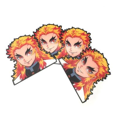 China Jujutsu Kaisen Gojo Anime 3d Sticker Lenticular Car Sticker Decorative Actions Sticker Decals for sale