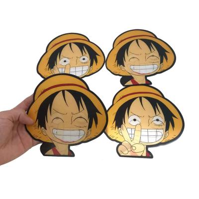 China Lenticular Sticker Flip Effect Decorative Sticker Car Anime Peeker Lenticular Sticker for sale