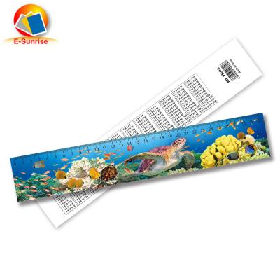 China deep 3d effect factory producing 3D lenticular animal ruler 3D ruler lenticular print for sale