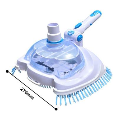 China Eco-friendly Professional Flexible Easy Button Swimming Pool Suction Swimming Pool Vacuum Head for sale