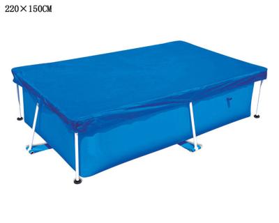 China 220 X 150 Cm Rectangular Garden Dust Cover Eco - Friendly Anti Folding Swimming Pool Cover for sale