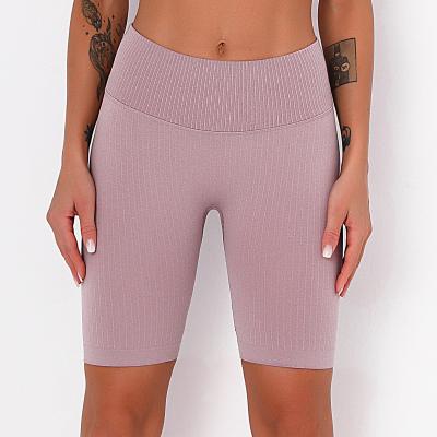 China Fashion Anti-Static Candy High Waist Yoga Gym Summer Shorts Yoga Sports Wear Gym Tight Yoga Shorts Shorts for sale