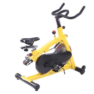 China Home Use 2022 Customs Custom Bike Home Bike Cycle Exercise Fitness Machine Magnetic Indoor Spinning Spinning Bike Yellow For Sale for sale