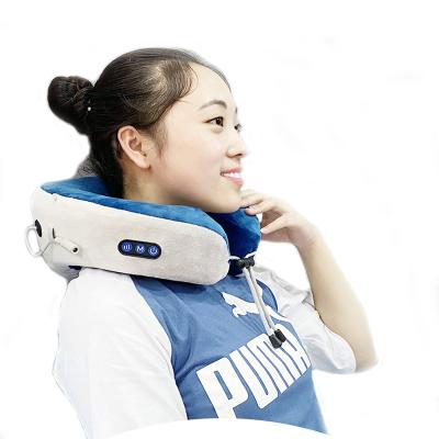 China NECK C Shape Neck Massager Pillow Rechargeable Lithium Battery With USB Charging Port for sale