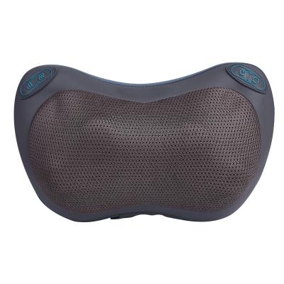 China Magnetic Head Mini Multifunctional Massage Cervical Pillow Therapy for Car and Home Built-in 4 Heating Massage Heads for sale