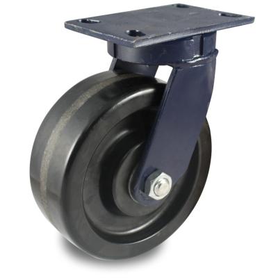 China Extar 6 Inch Heavy Duty Caster Wheels With Swivel Top Plate Customized Color for sale