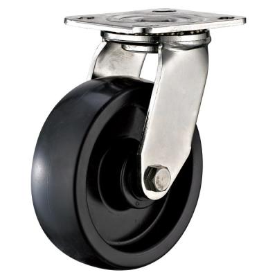 China Heavy Duty Stainless Steel Caster Wheels With Brakes Swivel Plate Customized Size for sale