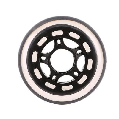 China 73x25 Sunflower Crystal Round Casting Polyurethane Wheel for Skates for sale