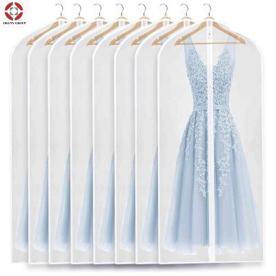 China Promotional Manufacturer Wholesale OEM Long NonWoven Wedding Dress Cover Garment Bag for Bridal for sale