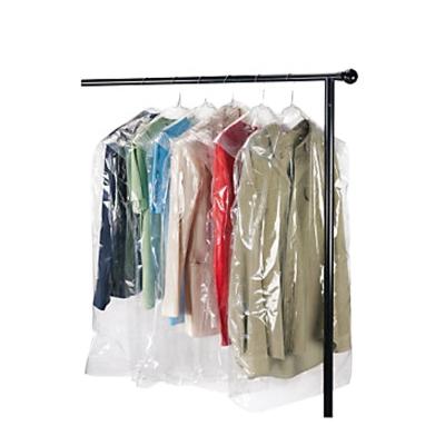 中国 Wholesale OEM Clear PE LDPE Poly Suit Garment Packaging Dry Cleaning Cover Plastic Bag For Hotel Laundry 販売のため