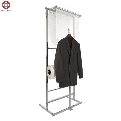 中国 Okuny Group Disposable Suit Dust Proof Cover Clear Garment Bag Suit Cover 販売のため