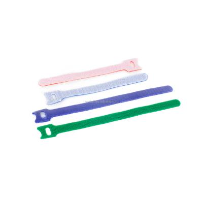 China New Type Widely Used Adjustable Reusable Colorful Magic Nylon Series Hook And Loop Cable Tie Factory Tie Band Cable Strap for sale