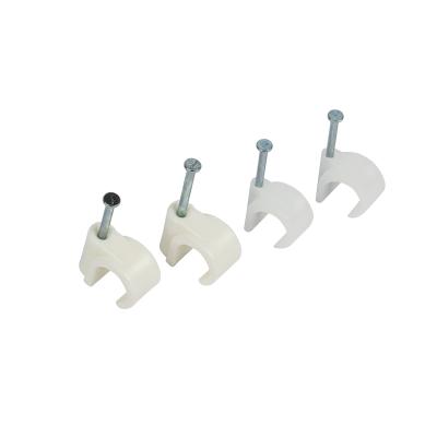 China High quality PE+nail hook cable ties manufacturer Quality assurance PE cable hooks with nails for sale