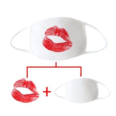 China Sunscreen DIY Customized Decorative Sublimation Printing Facemask for sale