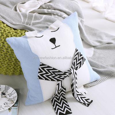 China Lovely Design Direct Animal Quality Anti-Decubitus Cushion Pillow Animal Quality Direct Factory INS Hotsale Polar Bear Custom Seat Pillow for sale