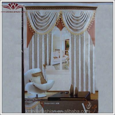 China Luxury blackout curtains, curtain fabric jacquard, blackout curtains for sale