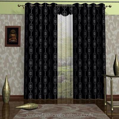 China New blackout fashion window curtains, faux stone crystal curtain, window curtains for sale