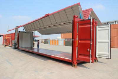 China 40hq flight door container 68cbm for sale