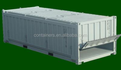 China 20ft half height container 21.3cu.m for sale