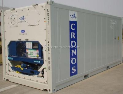 China Storge Cargoes New White Daikin / Thermo King Carrier / genset 2000 - 2005 reefer container for sale