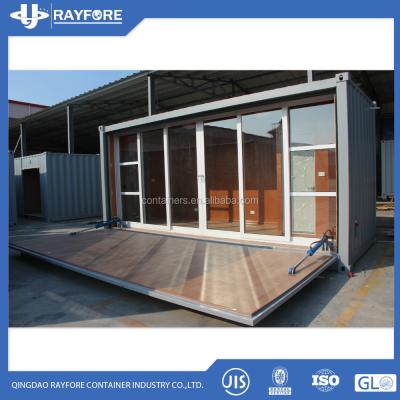 China Prefab Luxury Parking Lot Shipping Container House for sale