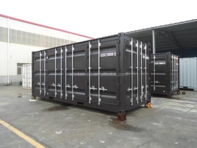 China 40ft open shipping container full side of Transport.storage China manufacture 20ft for sale