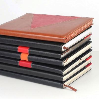 China Style: Cheap Custom PU Leather Cover Wholesale PU Notebook School Notebook and Pen Gift Set A5 Leather Diary Notebook for sale