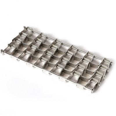 China Horseshoe Type Heat Resistant Flat Flexible Wire Mesh Conveyor Belt From Factory SS304 for sale