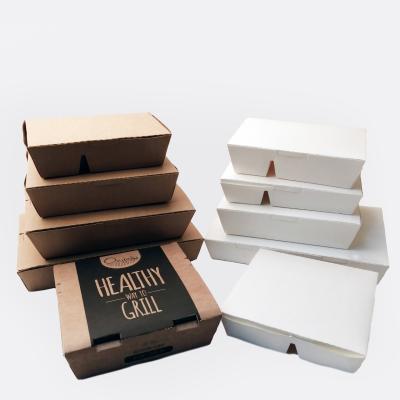 China Custom Disposable Paper Packaging Box Cardboard Food Box , Food Grade Fast Food Box for sale