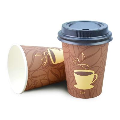 China Popular Disposable Disposable Take Away Single Wall Paper Coffee Cup for sale