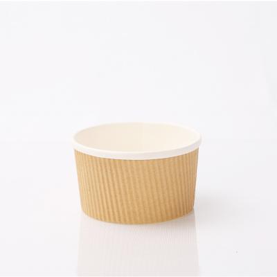 China Hot Selling Hot Selling Disposable Paper Hot Soup Bowl Recyclable Japanese Soup Cup for sale