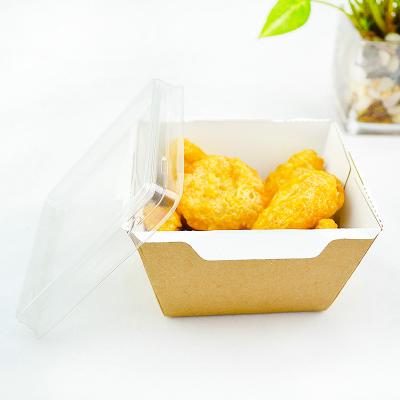 China Disposable Disposable Paper Packaging Take Away Paper Lunch Box For Fast Food for sale