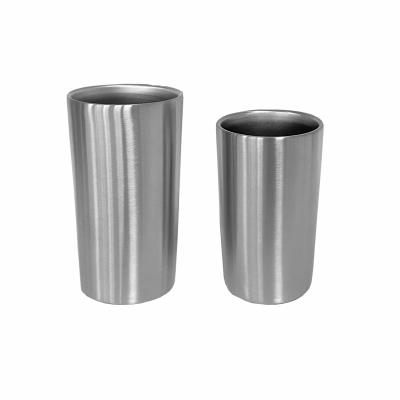 China Durable Durable Stainless Steel 10oz/14oz Double Wall Bar Tumbler Small Capacity Mugs For Outdoor Drinks Beer for sale