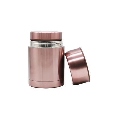 China Food Grade 800ml 28oz PORTABLE Double Wall Christmas Gift Custom Logo Stainless Steel Food Jar Food Jar Baby Jar Vacuum Insulated Flasks for sale