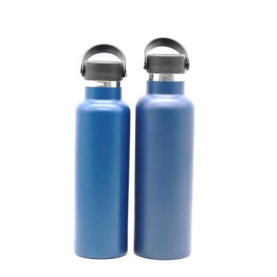 China Blue Travel Portable Double Wall Stainless Steel Mug Thermos Flask Vacuum Flask Travel Bottle PORTABLE BUSINESS Logo Custom Wholesale for sale