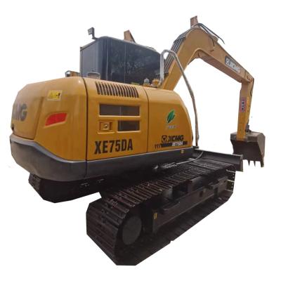 China Hot Selling Strong Power Used XE75DA Crawler Excavator Original China Drilling Machine Second Hand Excavator XCMG XE75DA In Good Condition for sale