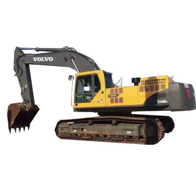 China VOLVO EC460B crawler excavator second hand power 46 ton big construction machine strong engine power used Volvo 460B excavator for sale