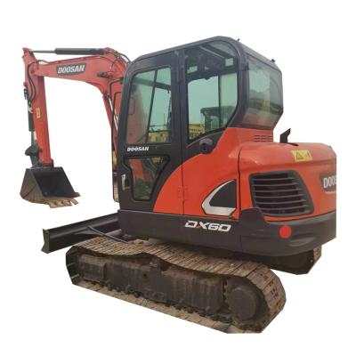 China Strong Power Price Used DOOSAN DX60 Excavator Heavy Earth Moving Machine Cheap Sale In China Market Used DOOSAN DX60 Excavator for sale