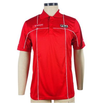 China AM-008 Custom Made 100% Polyester QUICK DRY Sublimation Polo Shirts Contrast Piping Men's Sportstyle Running T-Shirt for sale