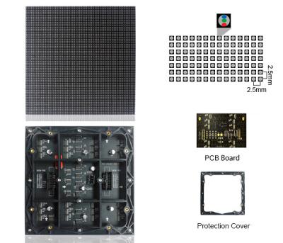 China SMD2121 Led Display Module P2.5 160mm*160mm 160000 Dots /㎡ Wide Viewing Angle for sale