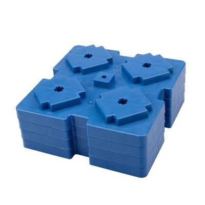 China Heavy duty pp 524 leveling blocks, ideal for leveling single and double wheel hydraulic jacks to scold jacks and double axles for sale