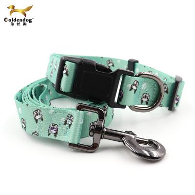 China Factory OEM Design Custom Strong Custom Dog Collar and Leash for sale