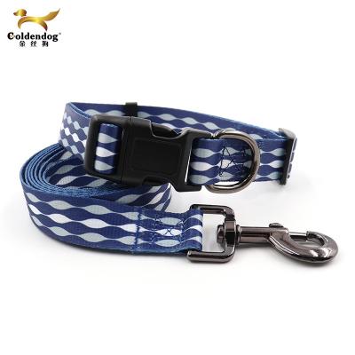 China Factory Design Custom Wholesale Custom Strong Dog Collar and Leash for sale