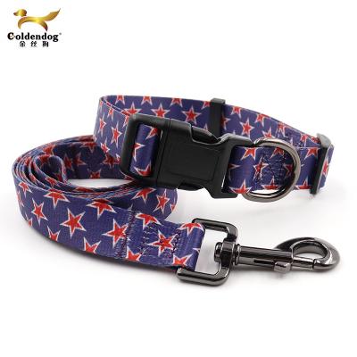 China Factory Cheap Professional Free Design Polyester Personalized Custom Dog Collar for sale