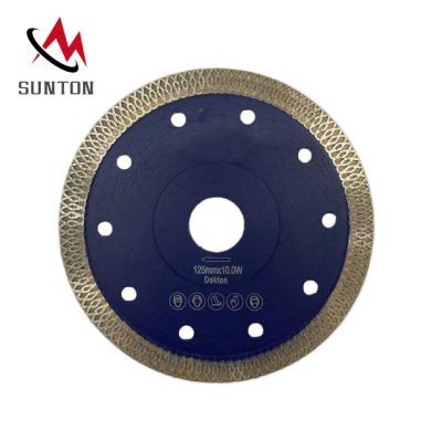 China Turbo 4 Inch 4.5inch Turbo Tile Granite Diamond Marble Block Cutting Dry Cut Marble Dry Blade for sale