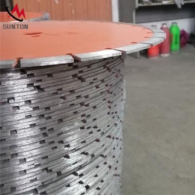 China Cutting reinforced concrete asphalt road wall brick slab with rebar maker corte da china disco diamantado silencioso 250 350 400 mm 10