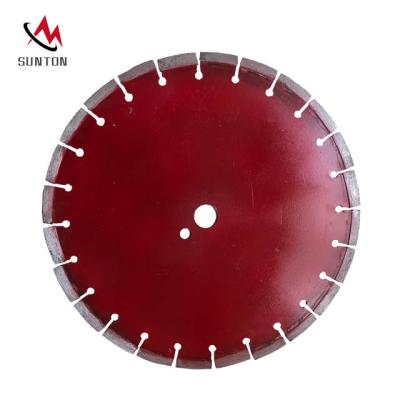 China Cutting reinforced concrete asphalt road wall brick slab with rebar factory supplier weled concrete diamond saw blade 14 inch 350mm for sale