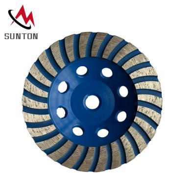 China For Grinding Concrete Turbo Diamond Wheel Cup Floor Grinding Polishing Disc for sale